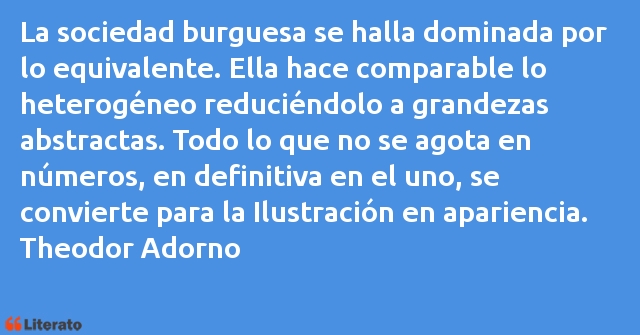 Frases de Theodor Adorno