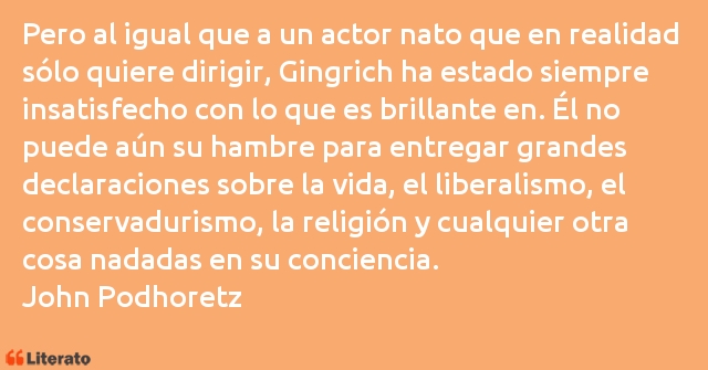 Frases de John Podhoretz