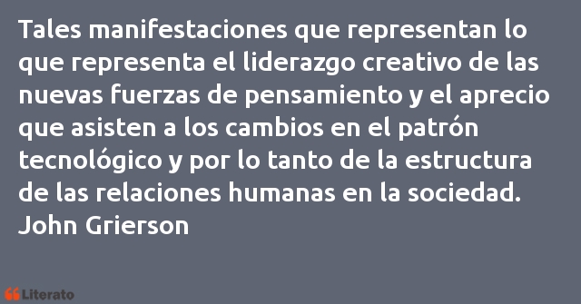 Frases de John Grierson