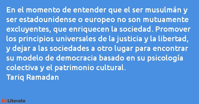 Frases de Tariq Ramadan