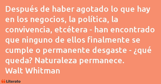 Frases de Walt Whitman