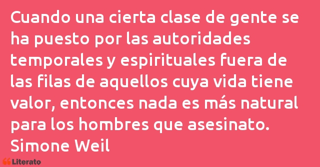 Frases de Simone Weil