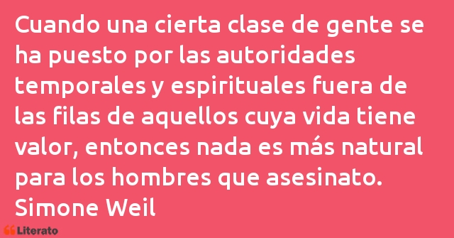 Frases de Simone Weil