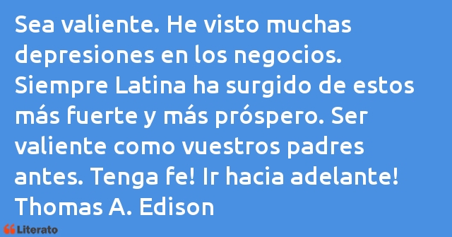 Frases de Thomas Edison