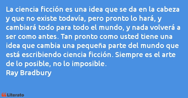 Frases de Ray Bradbury