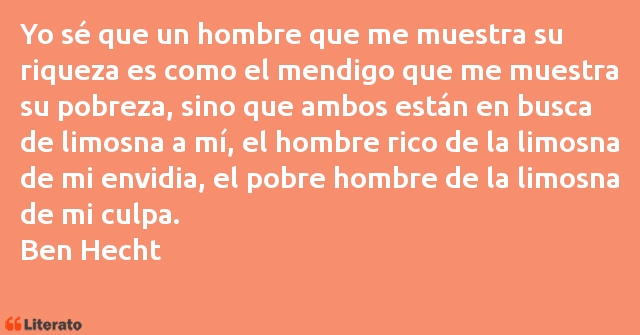 Frases de Ben Hecht