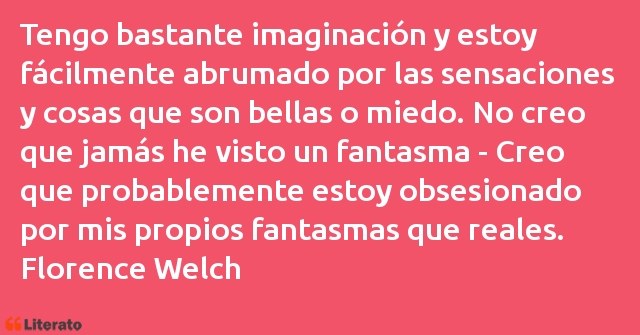 Frases de Florence Welch