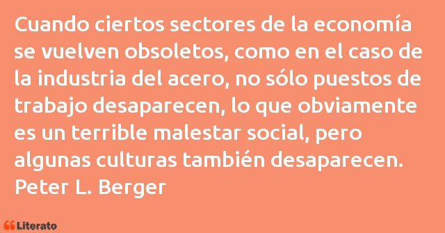 Frases de Peter L. Berger