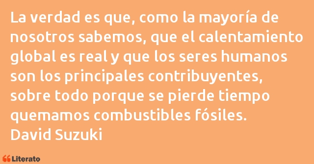 Frases de David Suzuki