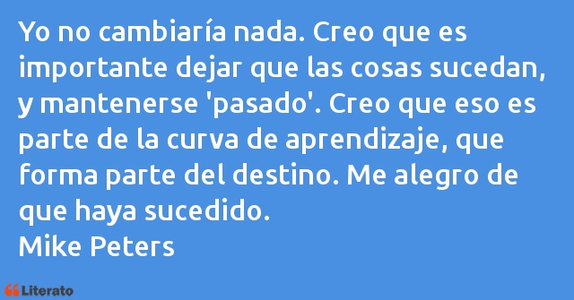Frases de Mike Peters