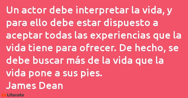 Frases de James Dean