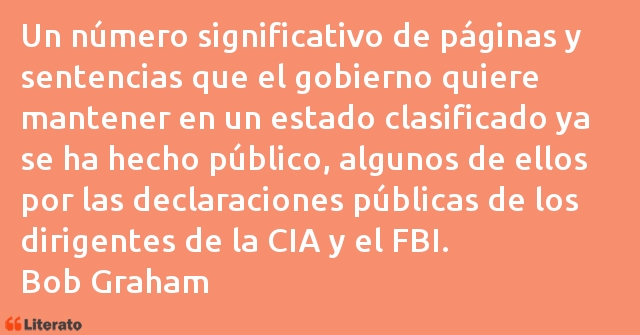 Frases de Bob Graham