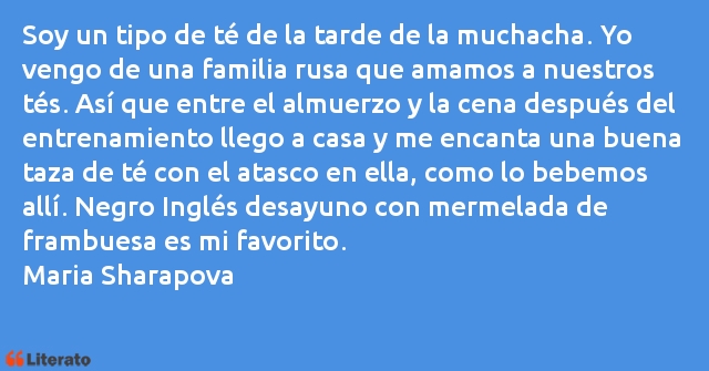 Frases de Maria Sharapova