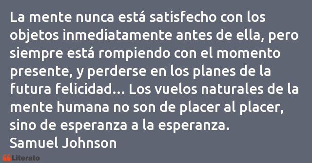 Frases de Samuel Johnson