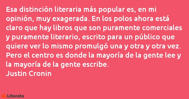 Frases de Justin Cronin