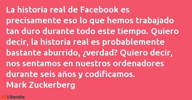 Frases de Mark Zuckerberg