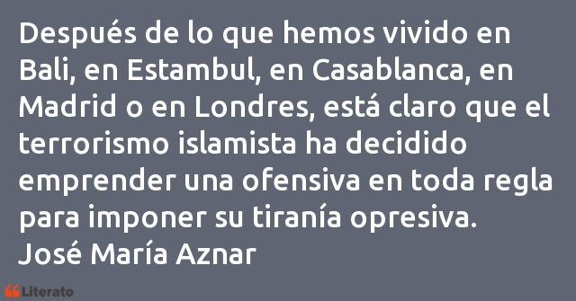 Frases de José María Aznar