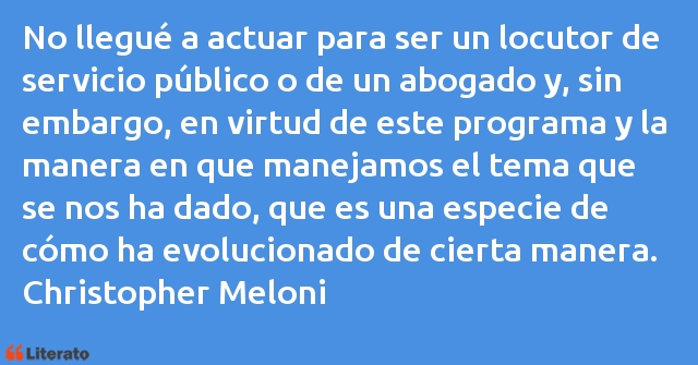 Frases de Christopher Meloni