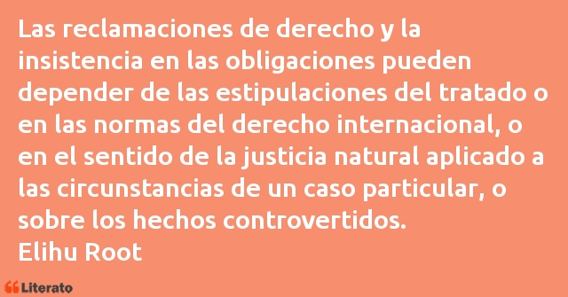 Frases de Elihu Root