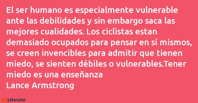 Frases de Lance Armstrong