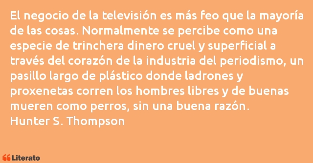 Frases de Hunter S. Thompson