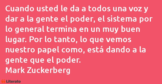 Frases de Mark Zuckerberg