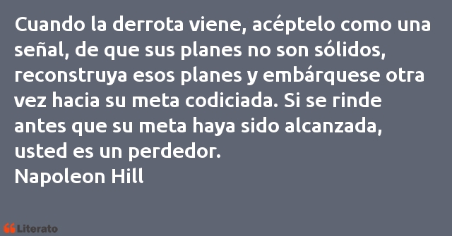 Frases de Napoleon Hill