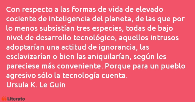 Frases de Ursula K. Le Guin