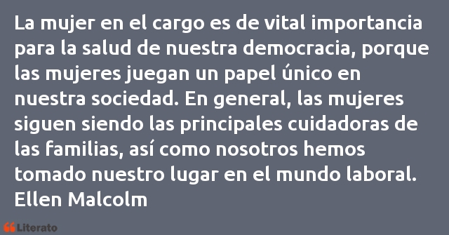 Frases de Ellen Malcolm