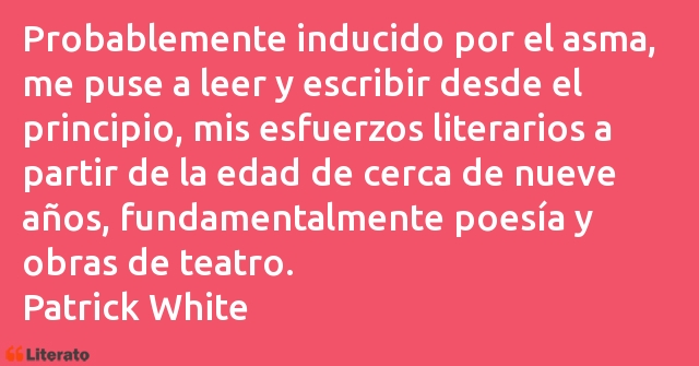 Frases de Patrick White