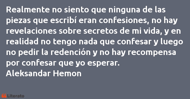 Frases de Aleksandar Hemon