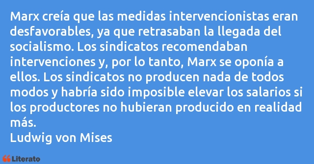 Frases de Ludwig von Mises