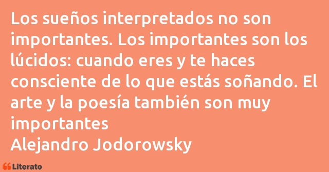 Frases de Alejandro Jodorowsky