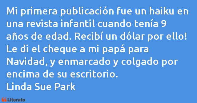 Frases de Linda Sue Park