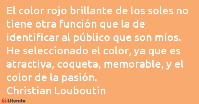 Frases de Christian Louboutin