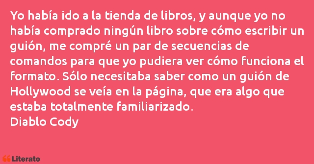 Frases de Diablo Cody