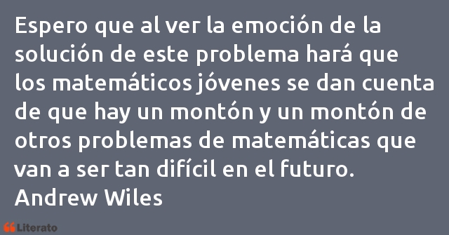 Frases de Andrew Wiles