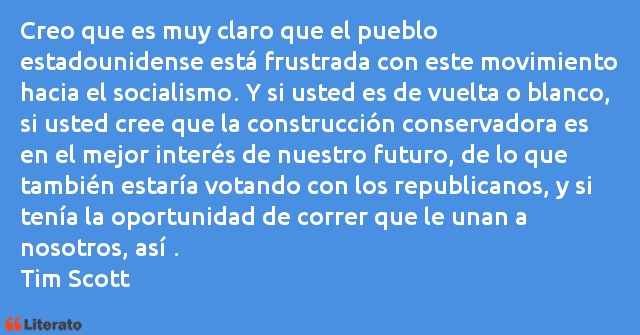 Frases de Tim Scott