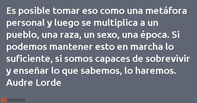 Frases de Audre Lorde