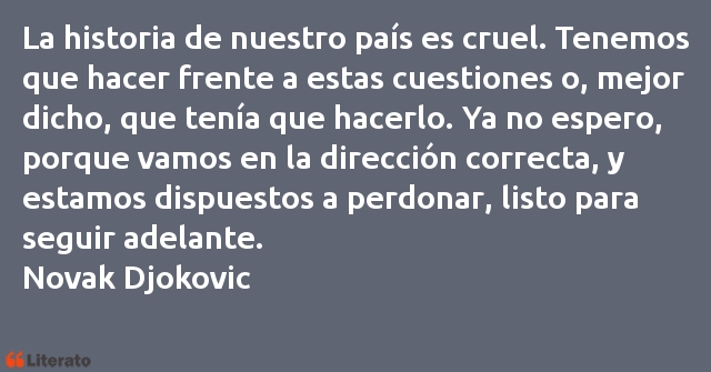 Frases de Novak Djokovic