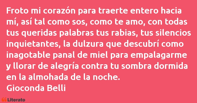 Frases de Gioconda Belli