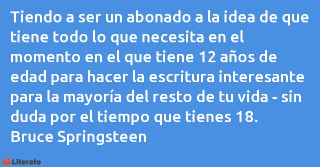 Frases de Bruce Springsteen