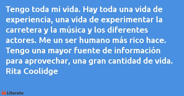 Frases de Rita Coolidge