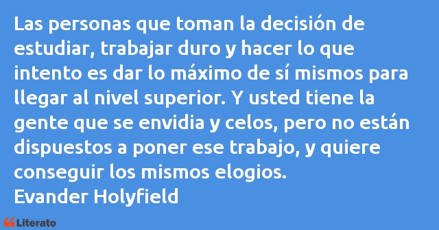 Frases de Evander Holyfield