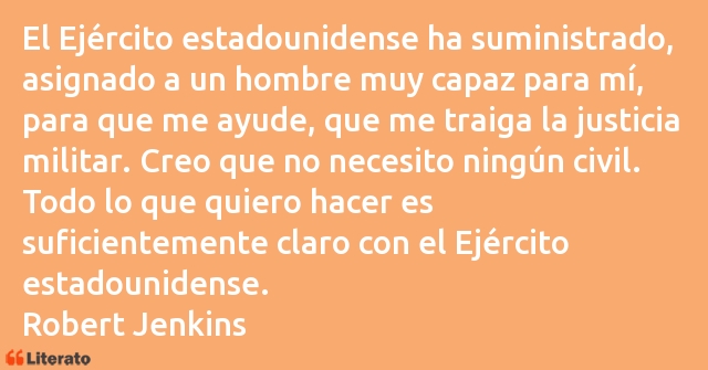 Frases de Robert Jenkins