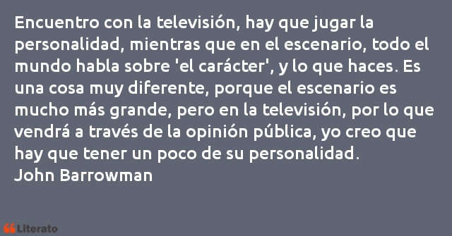 Frases de John Barrowman