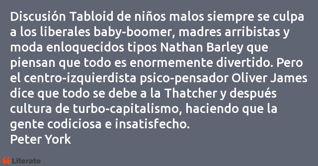 Frases de Peter York
