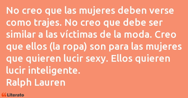 Frases de Ralph Lauren