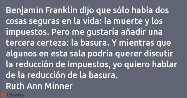 Frases de Ruth Ann Minner