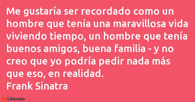 Frases de Frank Sinatra